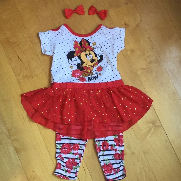 Disney Other - Minnie Mouse outfit girl 2T 🎀
